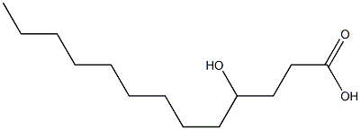 4-Hydroxytridecanoic acid Struktur