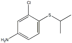 3-Chloro-4-(isopropylthio)aniline Struktur