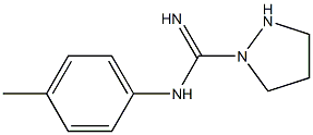 1-[N-(4-Methylphenyl)amidino]pyrazolidine Struktur