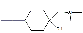 4-tert-Butyl-1-(trimethylsilylmethyl)cyclohexanol Struktur