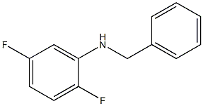 N-(2,5-Difluorophenyl)benzenemethanamine Struktur