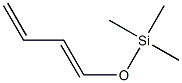 (1E)-1-(Trimethylsilyloxy)-1,3-butadiene Struktur