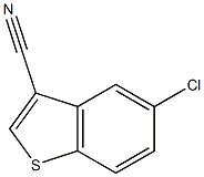 5-Chlorothionaphthene-3-carbonitrile Struktur