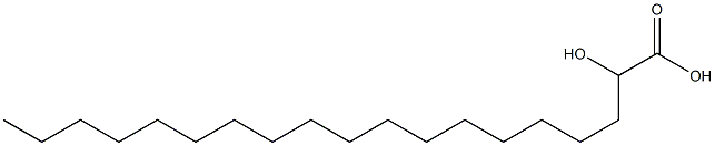 2-Hydroxynonadecanoic acid Struktur