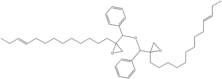 2-(10-Tridecenyl)phenylglycidyl ether Struktur