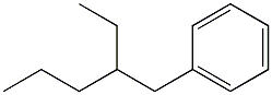 2-Ethylpentylbenzene Struktur