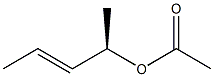 (+)-Acetic acid (E,R)-3-pentene-2-yl ester Struktur