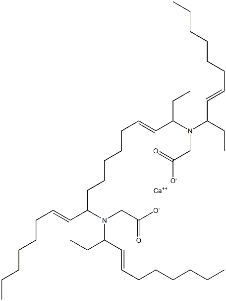 Bis[N,N-di(4-undecen-3-yl)glycine]calcium salt Struktur