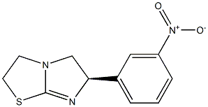 (6R)-2,3,5,6-Tetrahydro-6-(3-nitrophenyl)imidazo[2,1-b]thiazole Struktur