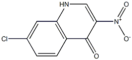 3-Nitro-7-chloroquinolin-4(1H)-one Struktur