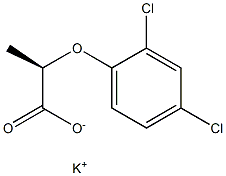 (R)-2-(2,4-Dichlorophenoxy)propanoic acid potassium salt Struktur