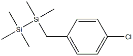 1-(4-Chlorobenzyl)-1,1,2,2,2-pentamethyldisilane Struktur