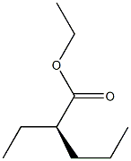 [R,(-)]-2-Ethylvaleric acid ethyl ester Struktur