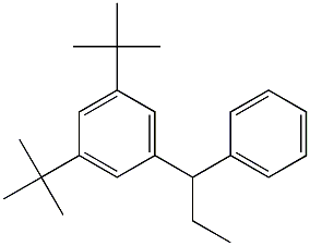 1-(3,5-Di-tert-butylphenyl)-1-phenylpropane Struktur