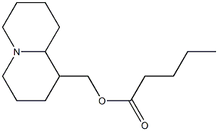 Octahydro-2H-quinolizine-1-methanol valerate Struktur