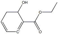 2-Ethoxycarbonylphenol anion Struktur