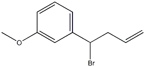 1-(3-Methoxyphenyl)-1-bromo-3-butene Struktur