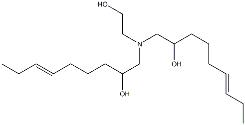 1,1'-[(2-Hydroxyethyl)imino]bis(6-nonen-2-ol) Struktur