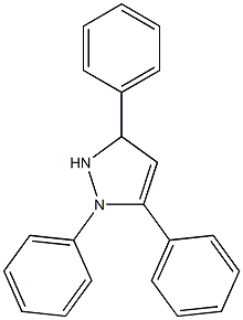 1,3,5-Triphenyl-4-pyrazoline Struktur