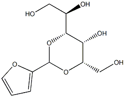 2-O,4-O-Furfurylidene-D-sorbitol Struktur