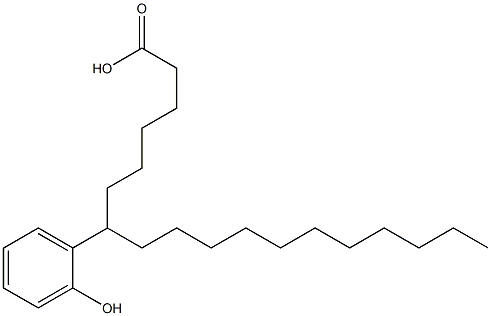 7-(2-Hydroxyphenyl)stearic acid Struktur