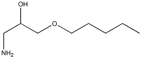 1-Amino-3-pentyloxy-2-propanol Struktur