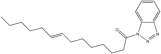 1-(8-Tetradecenoyl)-1H-benzotriazole Struktur