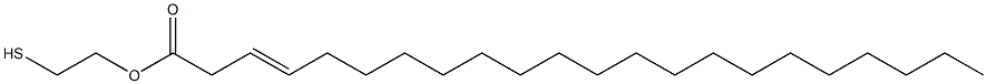 3-Docosenoic acid 2-mercaptoethyl ester Struktur