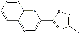 2-(3-Methyl-1,2,4-thiadiazol-5-yl)quinoxaline Struktur