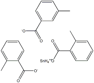 Tin(II)2-methylbenzoate 3-methylbenzoate Struktur