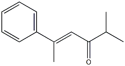 (E)-2-Methyl-5-phenyl-4-hexen-3-one Struktur