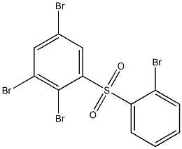 2,3,5-Tribromophenyl 2-bromophenyl sulfone Struktur