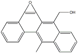 5,6-Epoxy-7-(hydroxymethyl)-12-methylbenz[a]anthracene Struktur