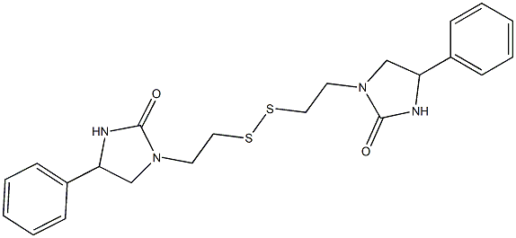 Bis[2-(2-oxo-5-phenylimidazolidin-3-yl)ethyl] persulfide Struktur