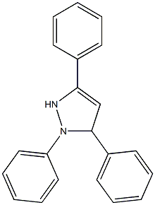 1,3,5-Triphenyl-3-pyrazoline Struktur