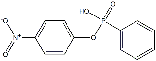 Phenylphosphonic acid (4-nitrophenyl) ester Struktur