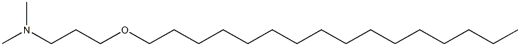 3-Hexadecyloxy-N,N-dimethyl-1-propanamine Struktur