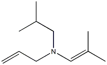 N-Allyl-N-(2,2-dimethylvinyl)-2-methylpropan-1-amine Struktur