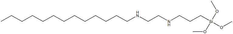 3-(Trimethoxysilyl)-N-[2-(tridecylamino)ethyl]propan-1-amine Struktur