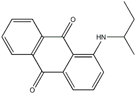 1-(sec-Butylamino)anthraquinone Struktur