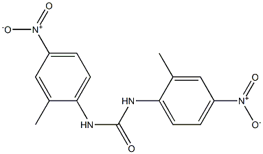 N,N'-Bis(2-methyl-4-nitrophenyl)urea Struktur