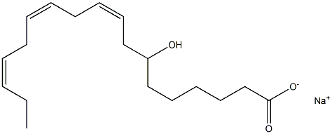 7-Hydroxylinoleic acid sodium salt Struktur