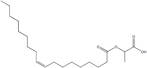 2-[[(Z)-1-Oxo-9-octadecenyl]oxy]propionic acid Struktur