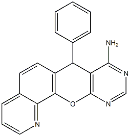 7-Phenyl-7H-1,9,11-triaza-12-oxabenzo[a]anthracen-8-amine Struktur