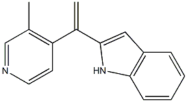 2-[1-(3-Methylpyridin-4-yl)ethenyl]-1H-indole Struktur