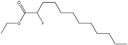 2-Fluorododecanoic acid ethyl ester Struktur