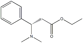 [S,(+)]-3-(Dimethylamino)-3-phenylpropionic acid ethyl ester Struktur