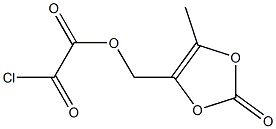 Chloroglyoxylic acid 5-methyl-2-oxo-1,3-dioxol-4-ylmethyl ester Struktur