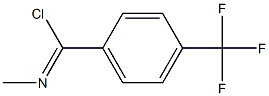 Chloro(4-trifluoromethylphenyl)-N-methylmethanimine Struktur