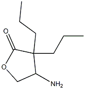 3,3-Dipropyl-4-aminodihydrofuran-2(3H)-one Struktur